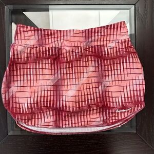 *NIKE* Pink x Red Dri-Fit Activewear Skort Size Small